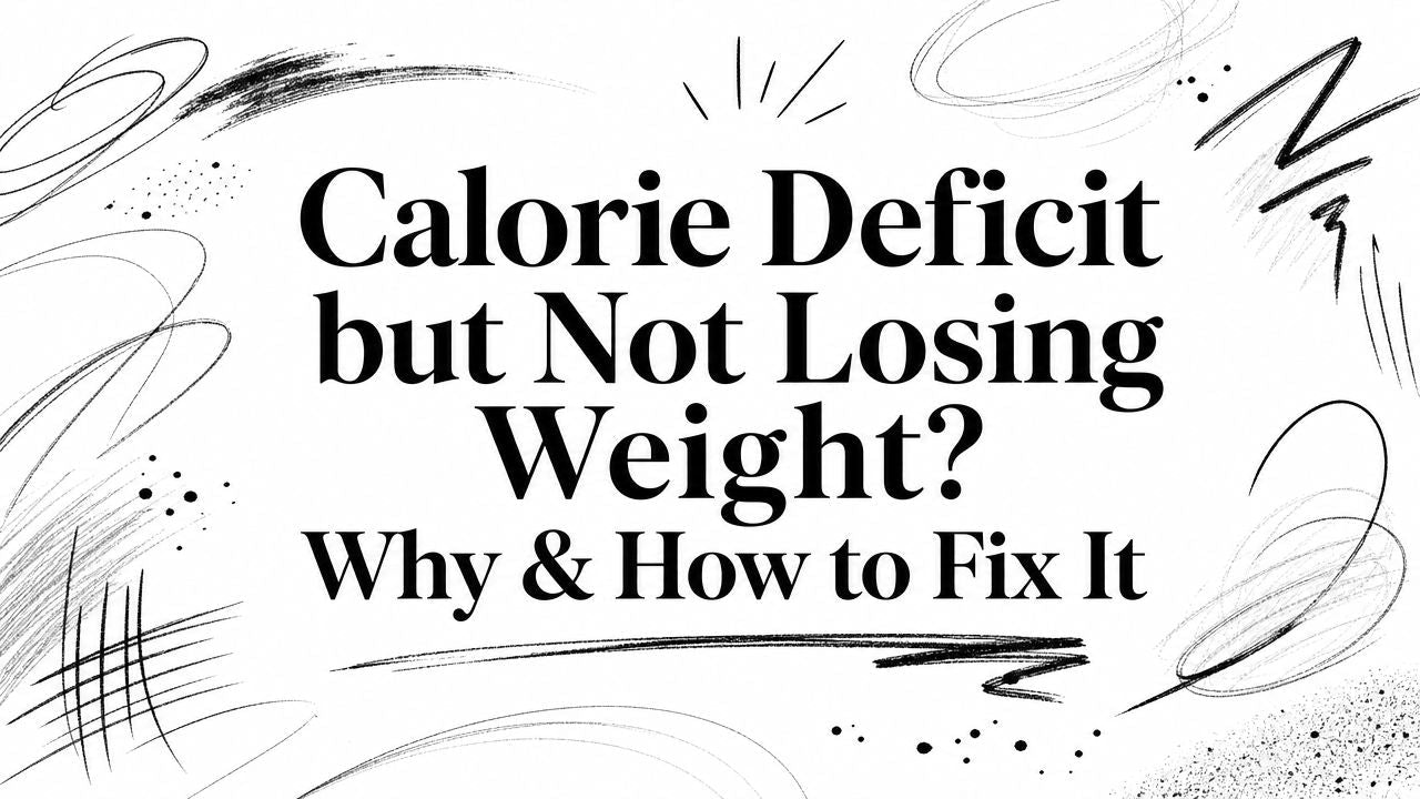 Calorie Deficit but Not Losing Weight? Why & How to Fix It