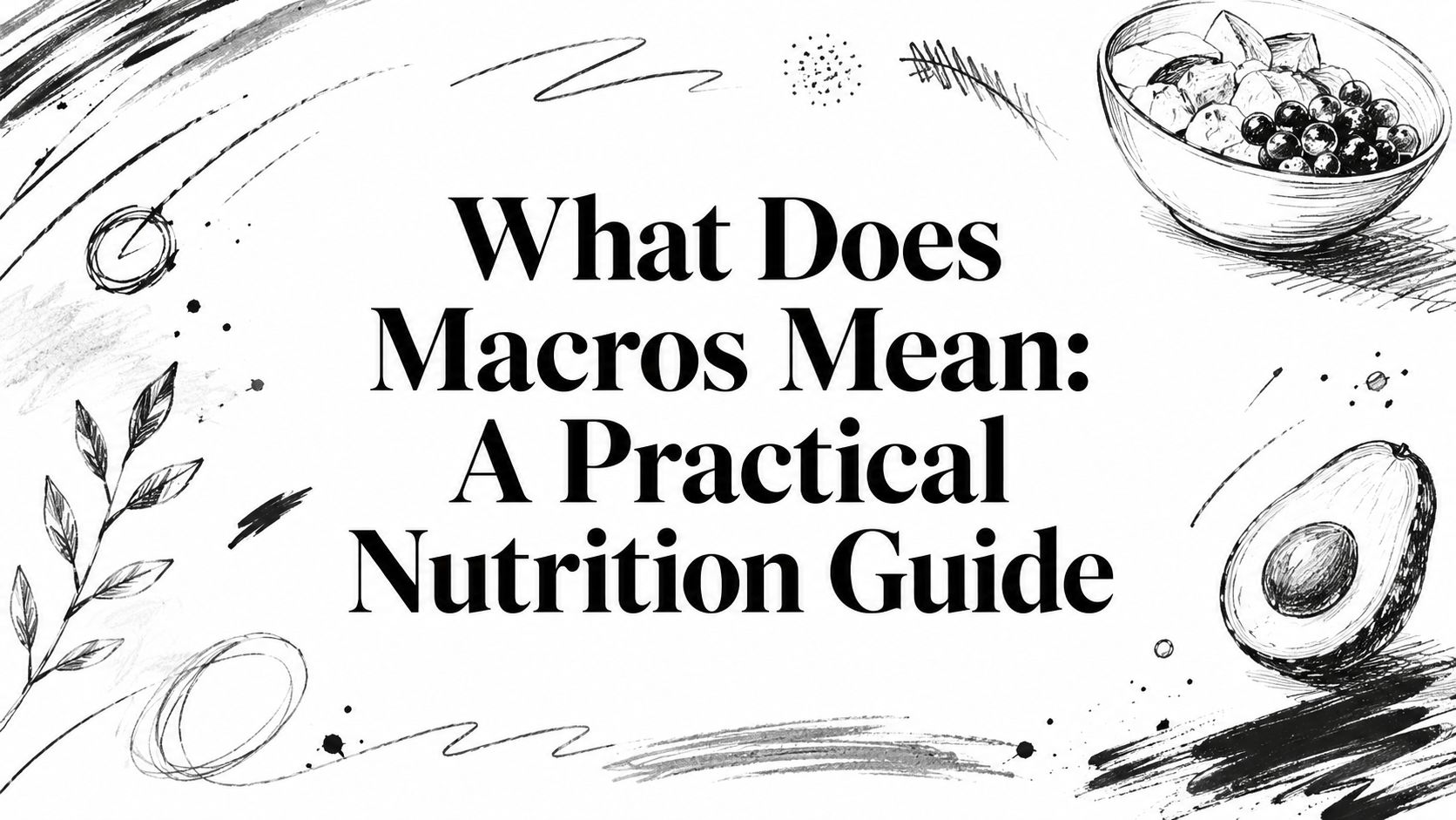 What Does Macros Mean: A Practical Nutrition Guide