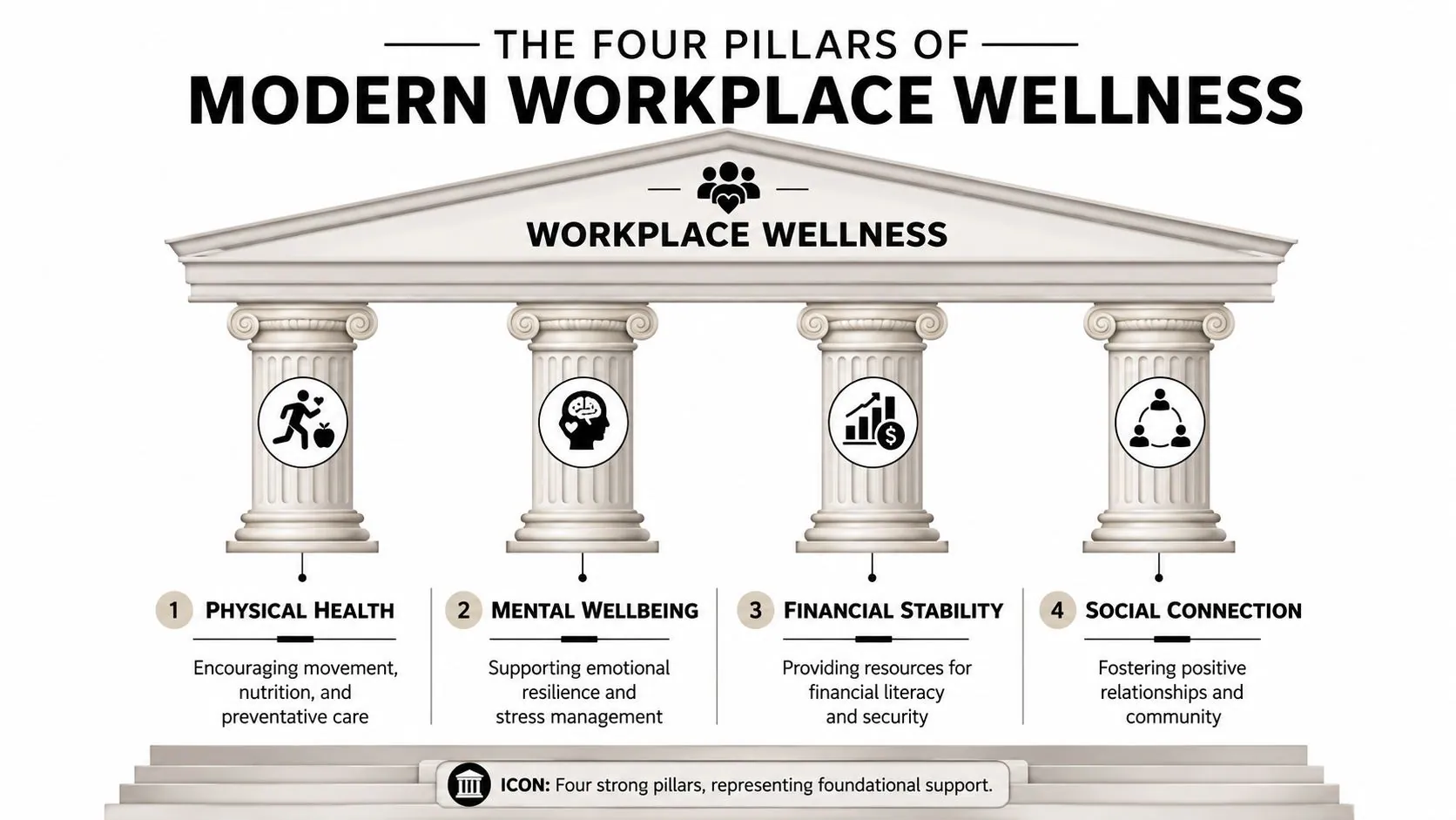 The Four Pillars of Modern Workplace Wellness