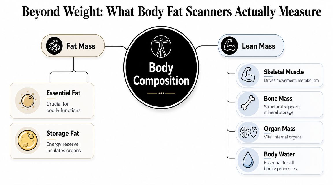 Beyond Weight What Body Fat Scanners Actually Measure