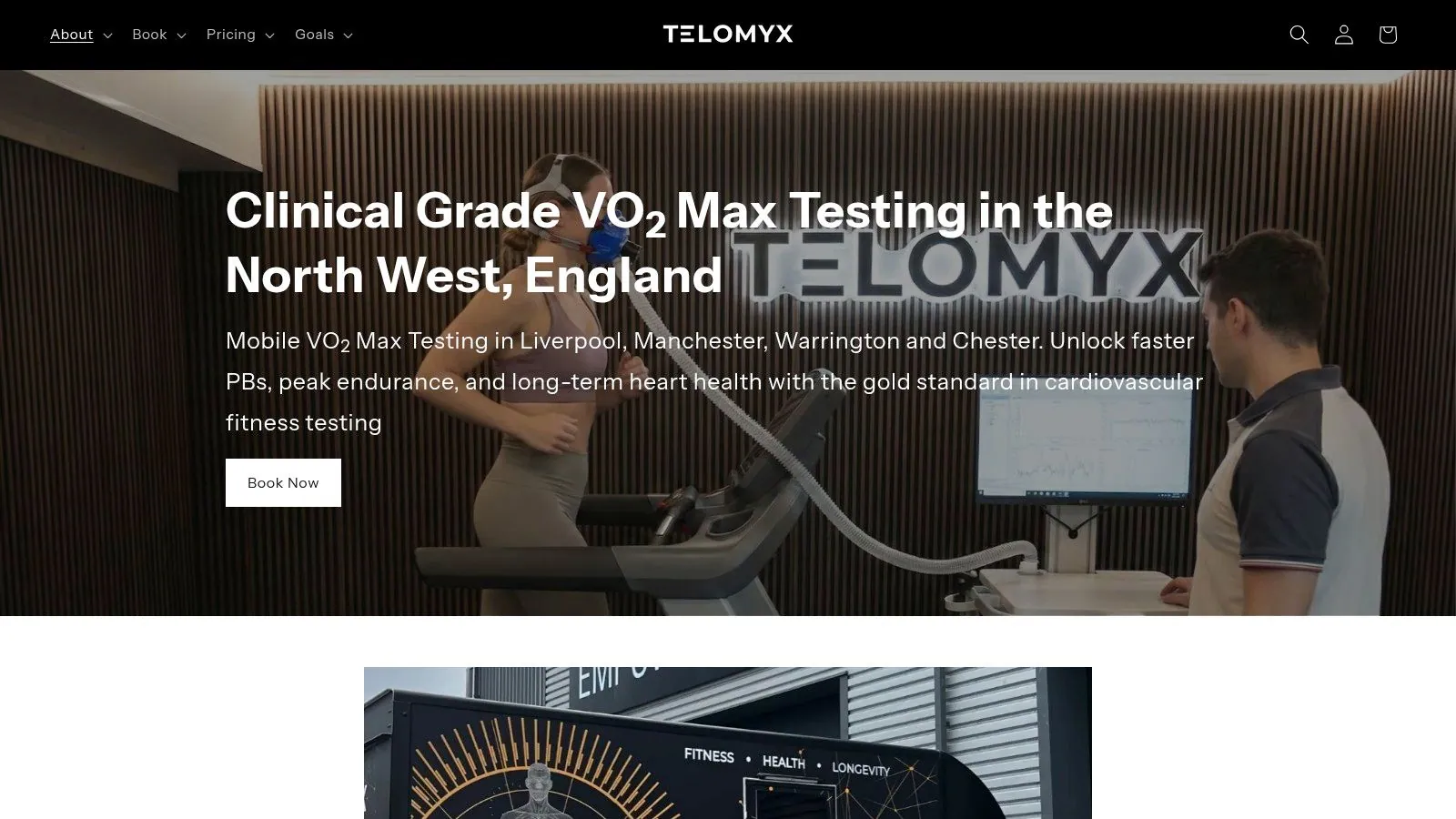 Screenshot from https://www.telomyx.co.uk/pages/what-is-a-vo2-max-test