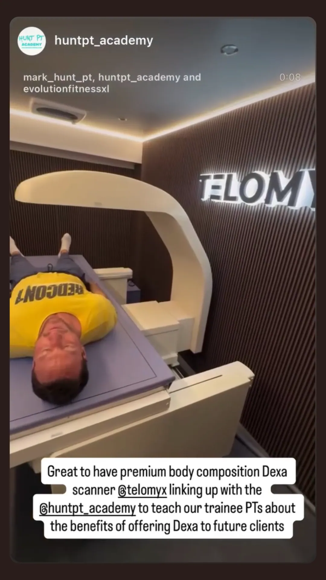 TELOMYX DEXA scan client story