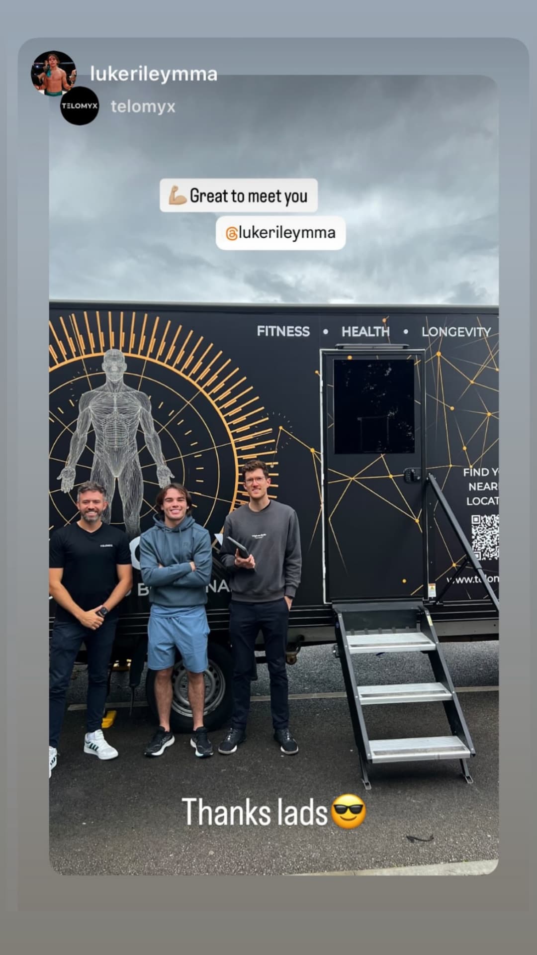 TELOMYX DEXA scan - Luke Riley