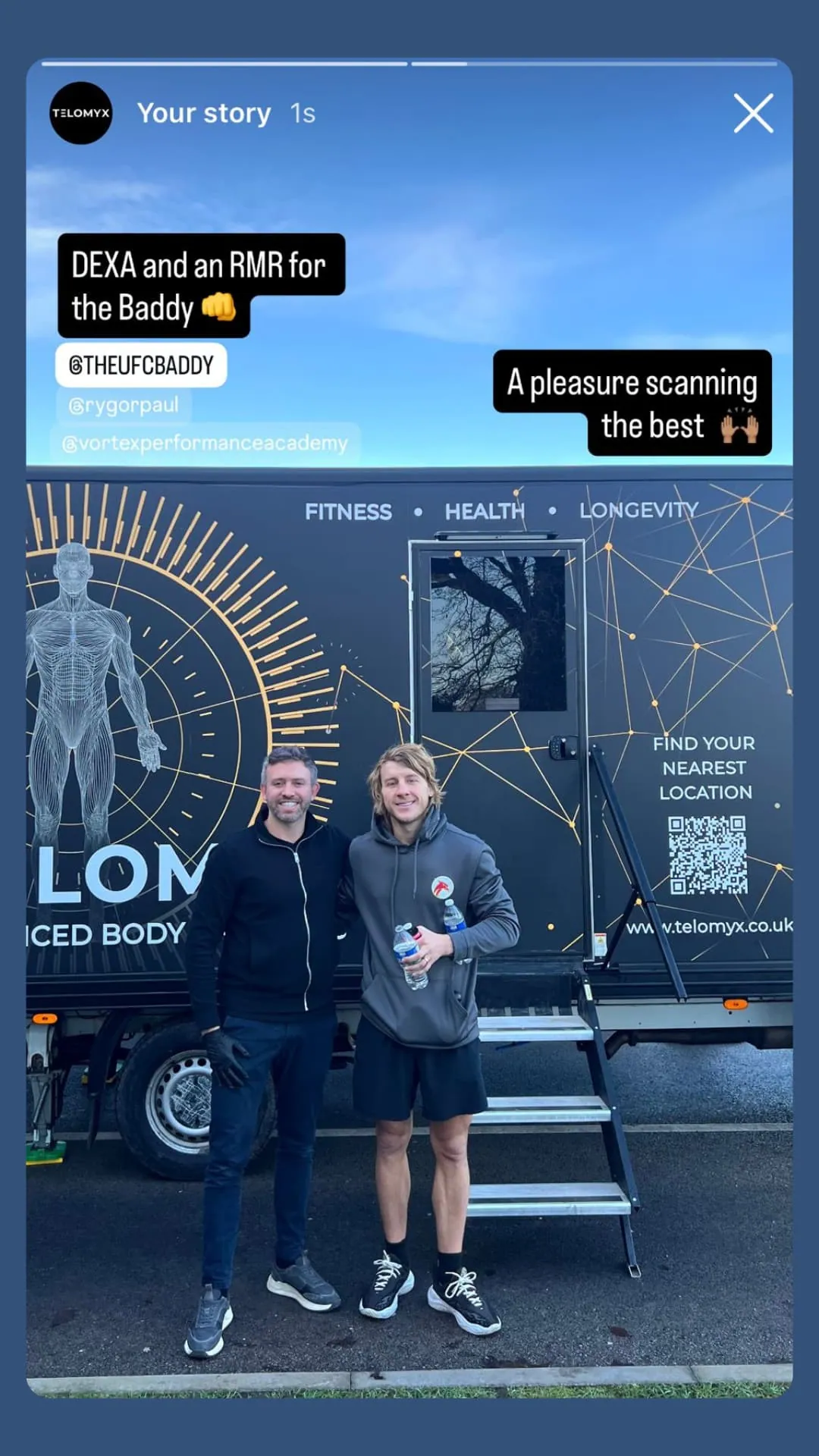 TELOMYX DEXA Scan with Paddy Pimblett