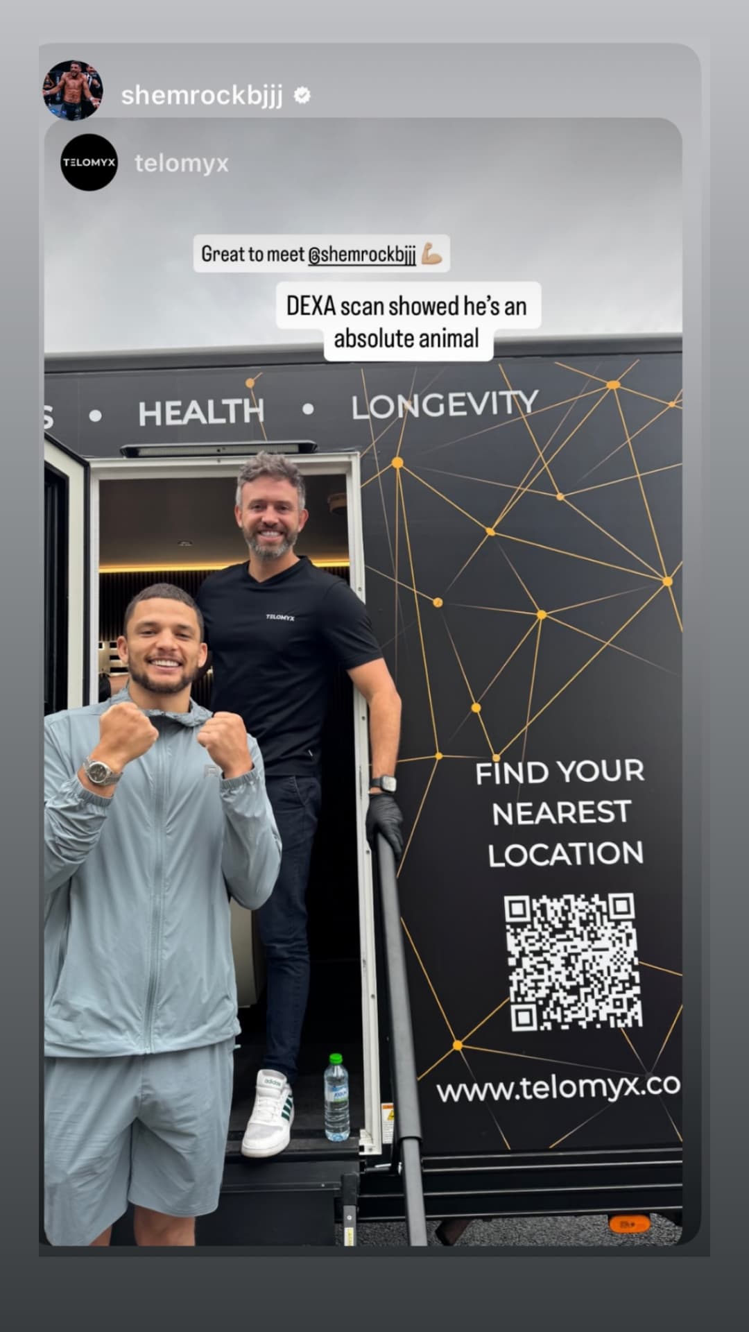 TELOMYX DEXA scan with Shem Rock