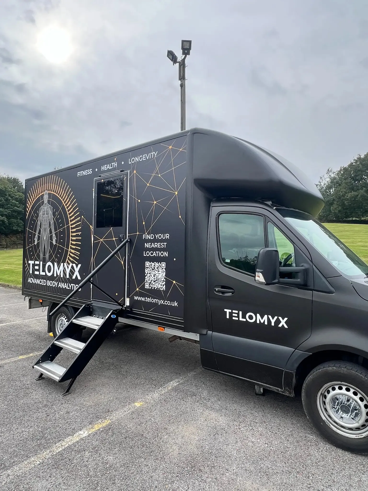 The TELOMYX mobile testing clinic