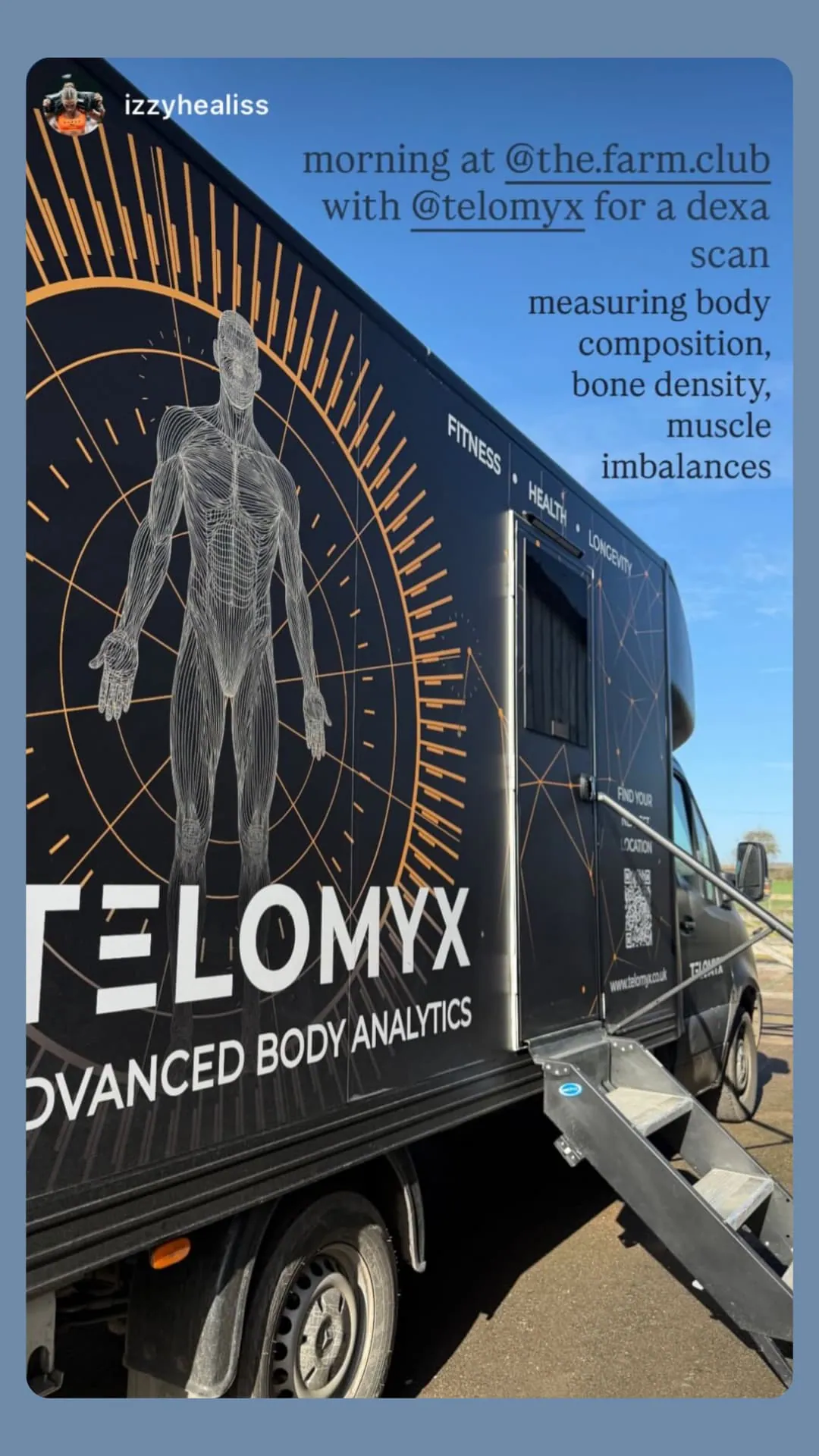 TELOMYX DEXA scan at The Farm Club, Knutsford
